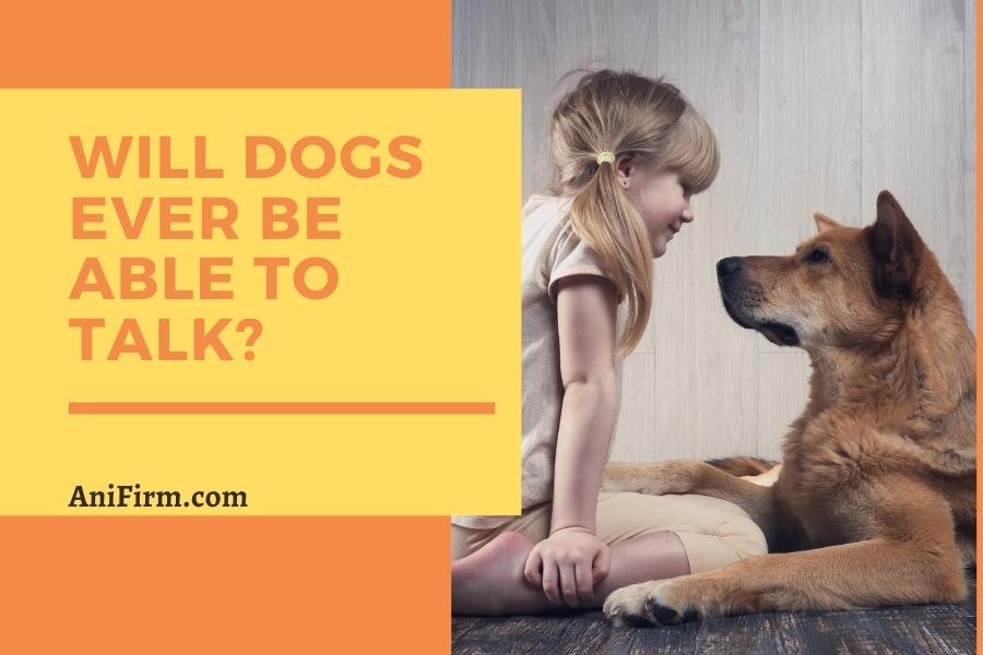 will dogs ever be able to talk